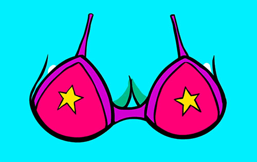 Illustrated Boobies Bring Awareness to Breast Cancer - Doodlers