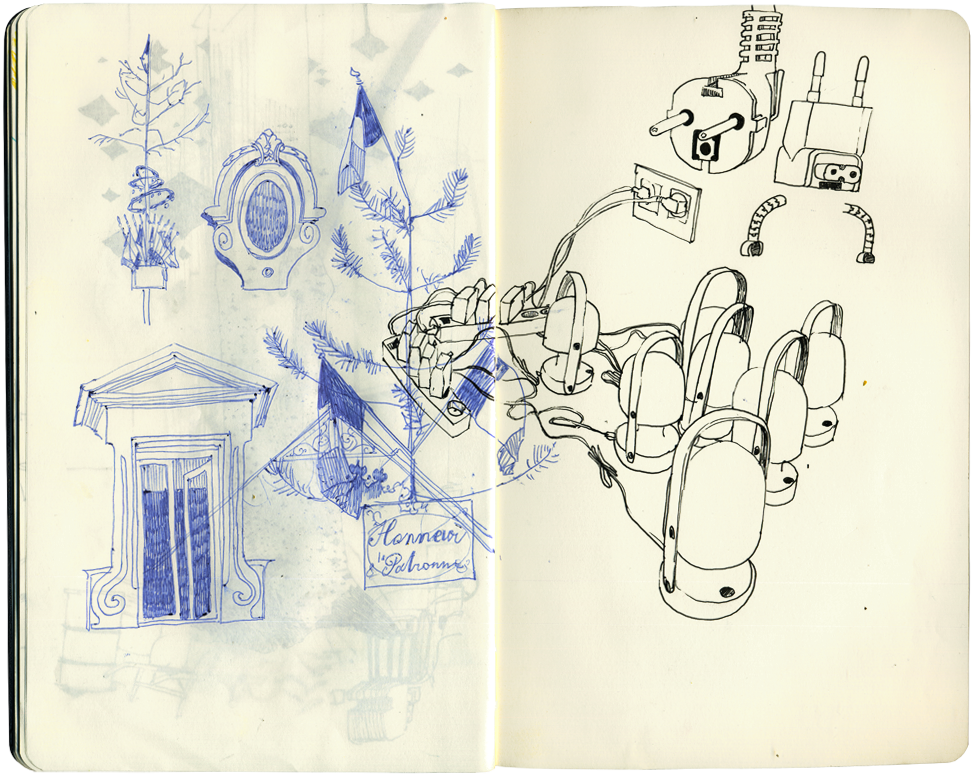 Another Day, Another Sketchbook Spread - Doodlers Anonymous