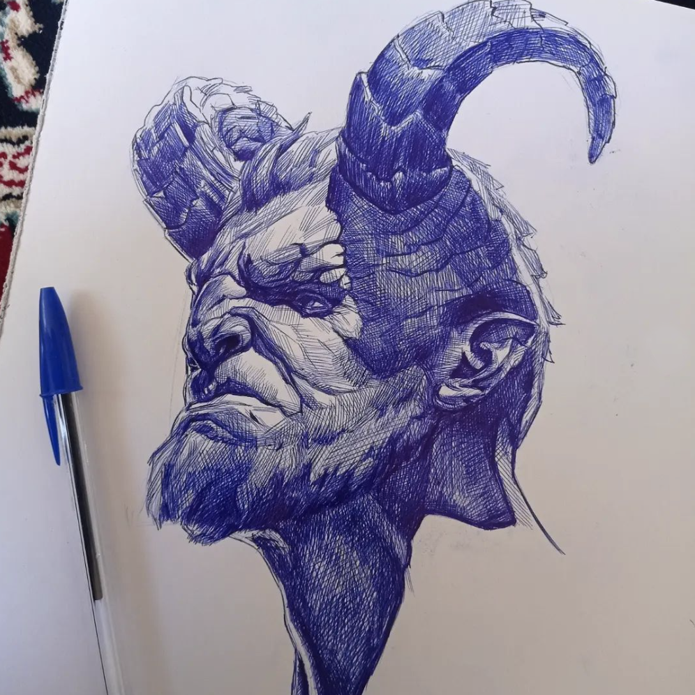 Ballpoint Pen Artwork on Another Level - Doodlers Anonymous
